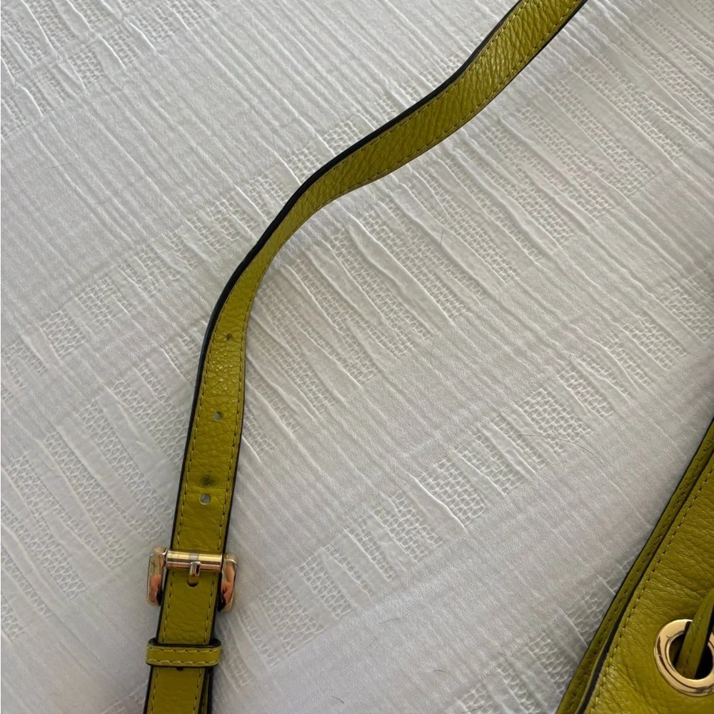 Michael Kors Mustard Leather Shoulder Bag